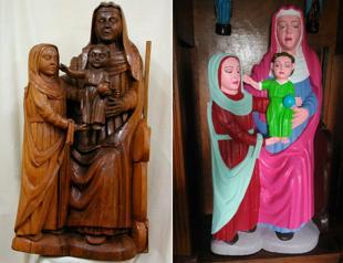 Spanish sculptures get kitschy colors in another botched restoration
