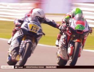 Sacked Fenati apologizes for grabbing rival rider’s brake