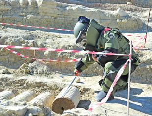 Unexploded shell from WWI found in Turkey’s Çanakkale