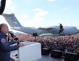 Turkey using 65 indigenous defense industry products: Erdoğan