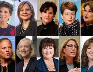 Women ran just one in 20 top US companies last year