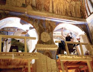 Cappadocia’s frescoes restored by Turks, Italians