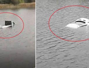 Turkish driver drowns in lake after losing control of van