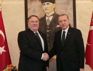 Turkish President Erdoğan meets Pompeo in Ankara