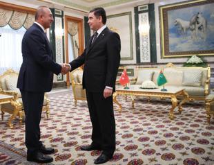 Turkey’s FM thanks Turkmen president over support to Turkish companies