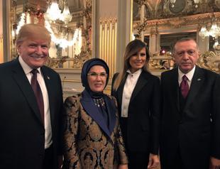 Erdoğan, Trump meet over dinner in Paris