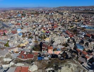 Tradition of living in rock-carved houses in Nevşehir
