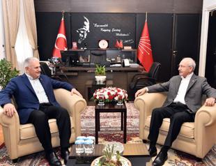 Turkish parliament speaker meets with main opposition CHPs leader