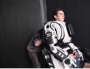 Robot shown on Russian TV revealed to be man in costume