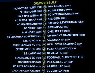 Galatasaray to tackle Benfica in Europa League, Fenerbahçe to play Zenit