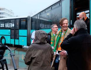 Dutch convoy sets off for Greece, hoping to pick up migrants