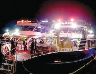 Arabs enjoy night cruise tours on Istanbul’s Bosphorus