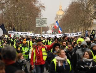 Yellow Vests march through Paris in 10th weekend of protests