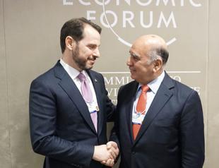 Turkish, Iraqi finance ministers cross paths in Davos