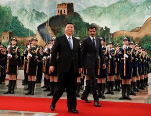 China calls for harmony as it welcomes Qatar emir amid Gulf dispute