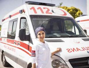 Turkish woman ambulance driver strives in male-dominated industry