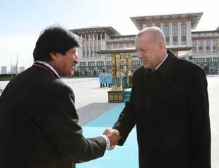 Turkish president hails Bolivias support for Palestine