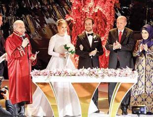 Erdoğan attends fabulous wedding ceremony at Istanbul’s Çırağan Palace