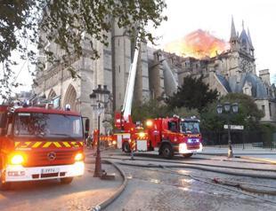 Massive fire engulfs Notre Dame Cathedral