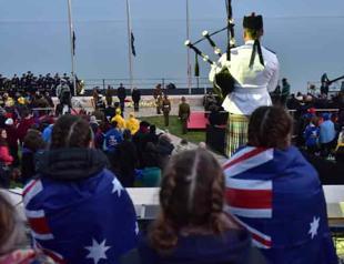 Thousands gather for dawn service in Gallipoli to remember fallen Anzacs
