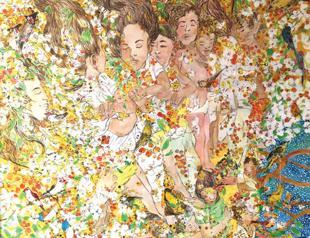 Exhibit of ink drawing works in Istanbul