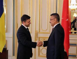 Turkish vice president meets Ukraines new leader