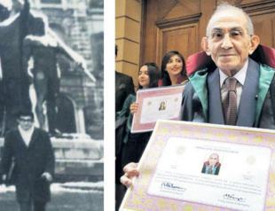 Law degree comes half century later