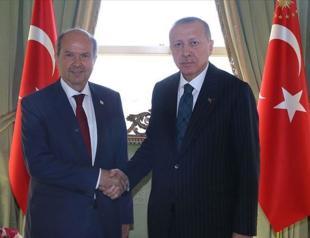 Erdoğan receives Turkish Cypriot premier