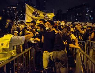 Violence mars end of huge Hong Kong protest against China extradition