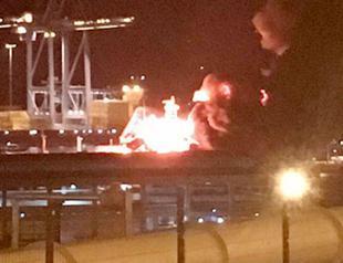 Tanker blast leaves 1 dead, 16 injured