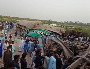 Pakistan PM hits out at poor railways as crash kills 11, injures dozens