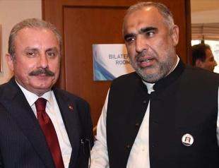 Turkish, Pakistan parliament speakers discuss Kashmir