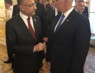 Turkish vice president holds talks with US counterpart Pence