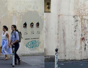 Banksy work stolen from outside Pompidou Center in Paris