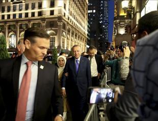 Erdoğan in New York to attend UN General Assembly