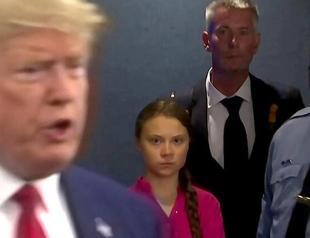 Trump slammed for trolling Greta Thunberg climate speech