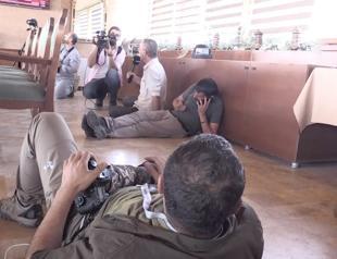 YPG terrorists target journalists on border