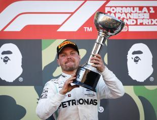 Bottas win seals sixth world title double for Mercedes