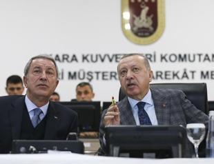 President visits border for ‘Operation Peace Spring’