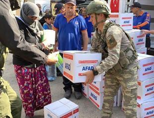 Turkish army delivers aid to locals in N Syria