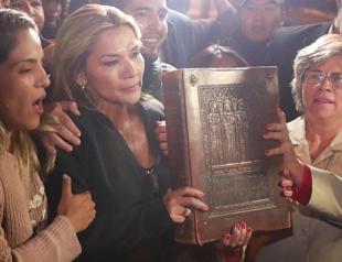 Uncertainty in Bolivia as senator claims interim presidency