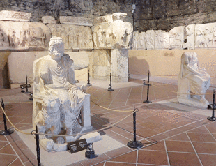 Underground artifacts kept in storage