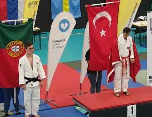 Turkish athlete bags gold medal at JUDOWN competition