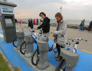 Istanbul public bikes becoming more popular