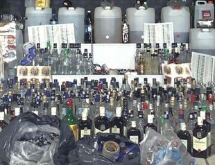 Nearly 1,924 liters of bootleg alcohol seized in Turkey