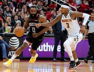 Harden returns to lead Rockets over Nuggets: 130-104