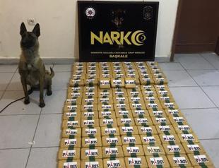 Over 77 kg heroin seized in eastern Turkey