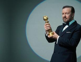 Ricky Gervais takes on Golden Globes in Trump era