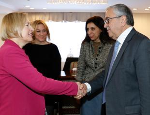 Turkish Cypriot leader meets UN special representative