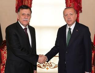 Erdoğan receives Libyas al-Sarraj as ceasefire prevails in Libya